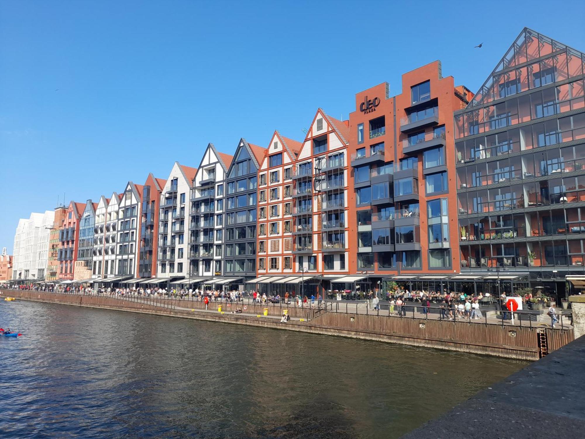 Apartment With An Amazing View Gdansk Bagian luar foto