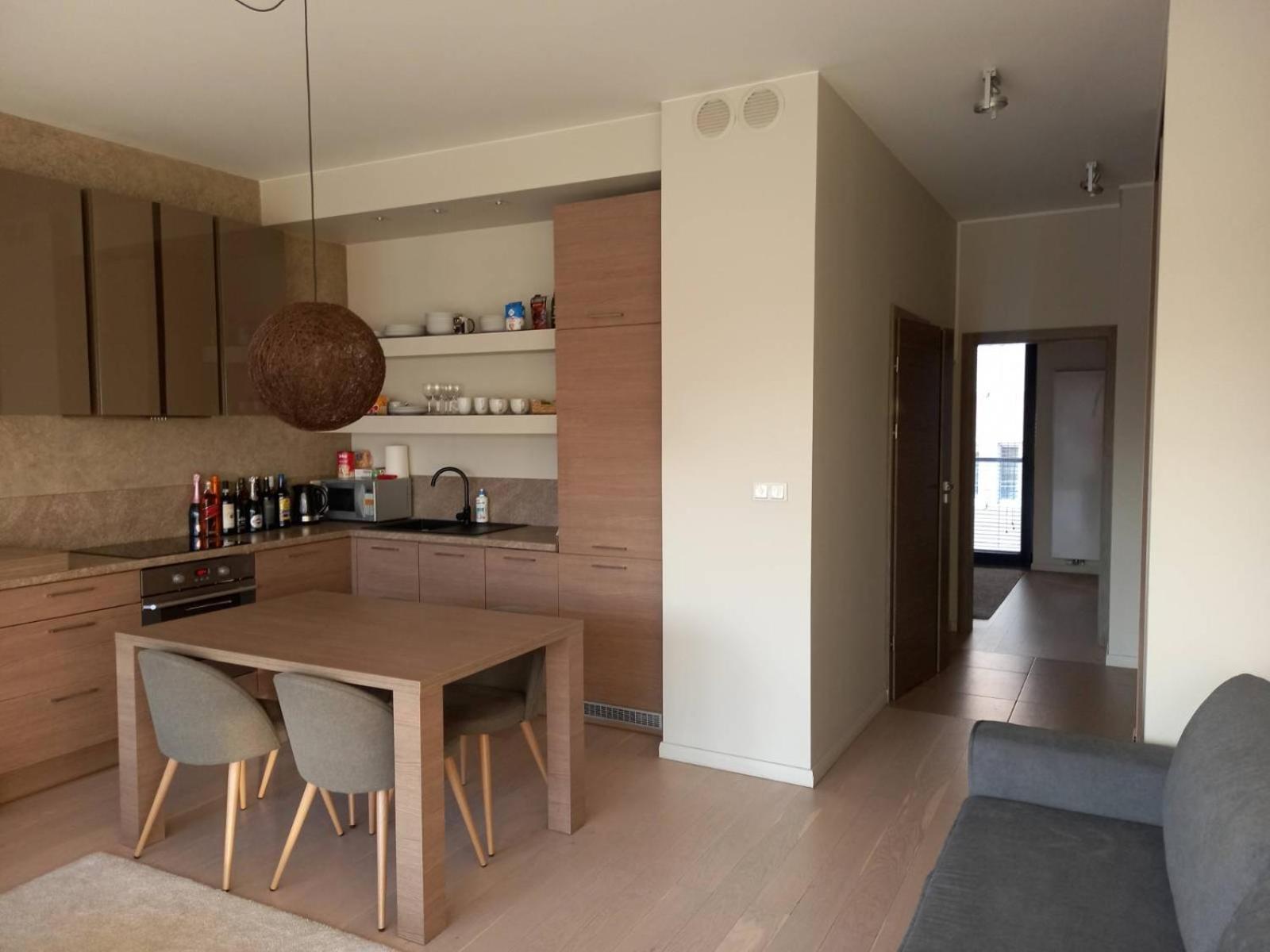 Apartment With An Amazing View Gdansk Bagian luar foto